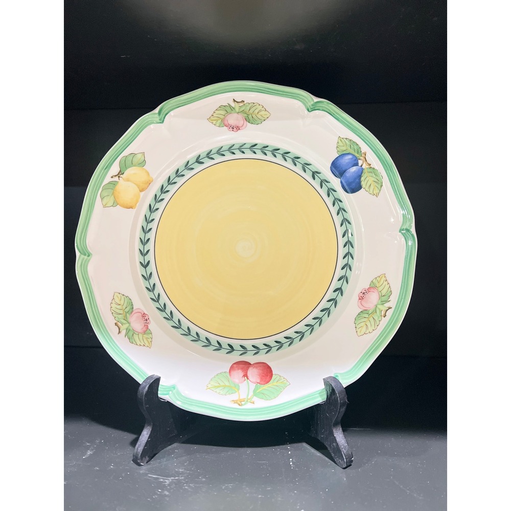 Villeroy & Boch French Garden Fleurence Dinner Plate 10.5 Fruit Scalloped Rim